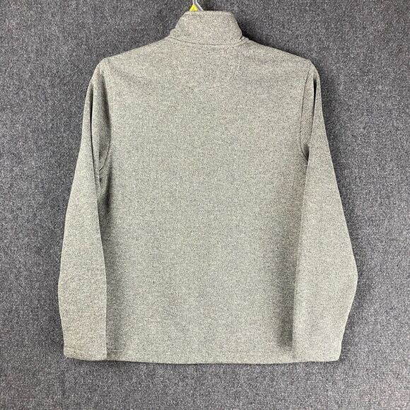 Izod 1/4 Zip Pullover Men's Small Gray Fleece Adults S 100% Polyester - Picture 7 of 8